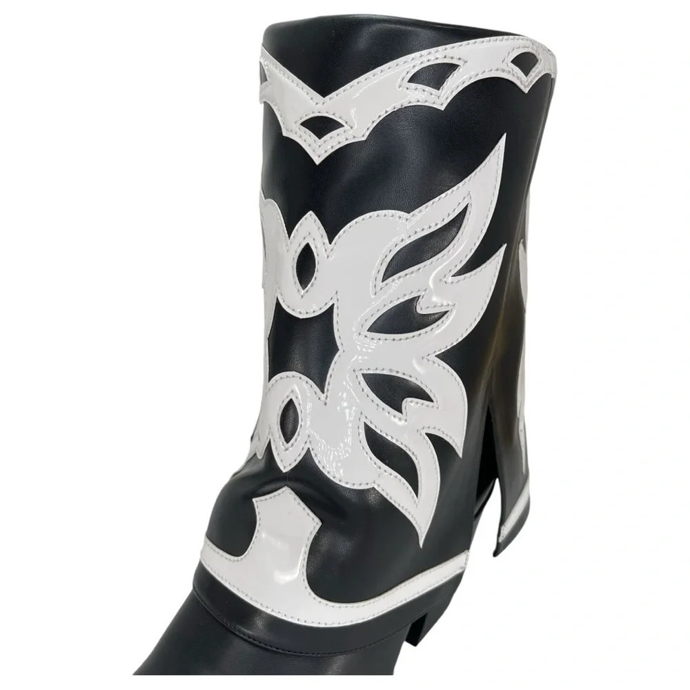 International Concepts Jadiza Western Style Over Ankle Womens Boots Size 7M - Picture 10 of 13